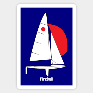 Fireball Sailboat Sticker